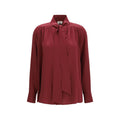 Jacob Cohen Bordeaux Silk Blouse