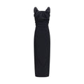 Vivienne Westwood Black Viscose Casual Dress