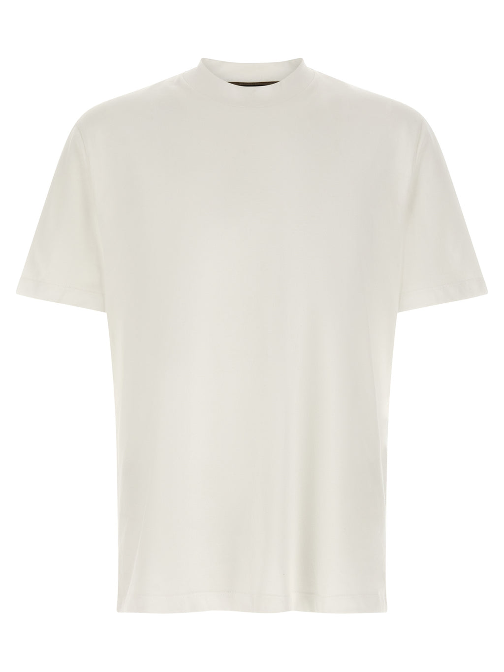 Brioni White Cotton T-Shirt