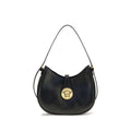 Versace Black Calf Leather Bos Taurus Shoulder Bag