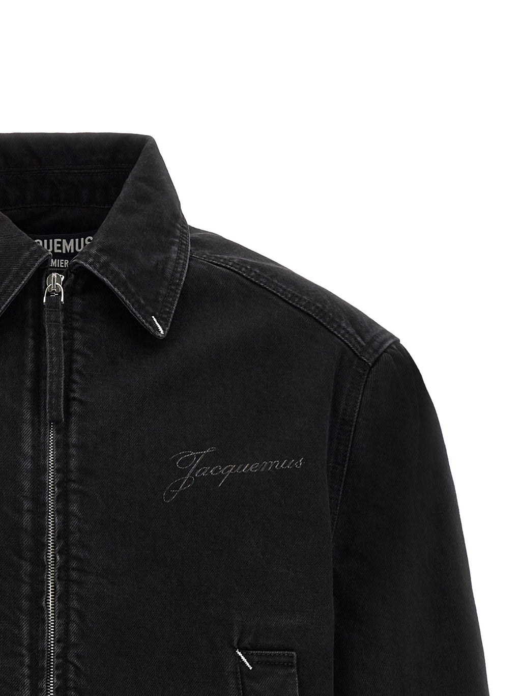 Jacquemus Black Cotton Denim Jacket