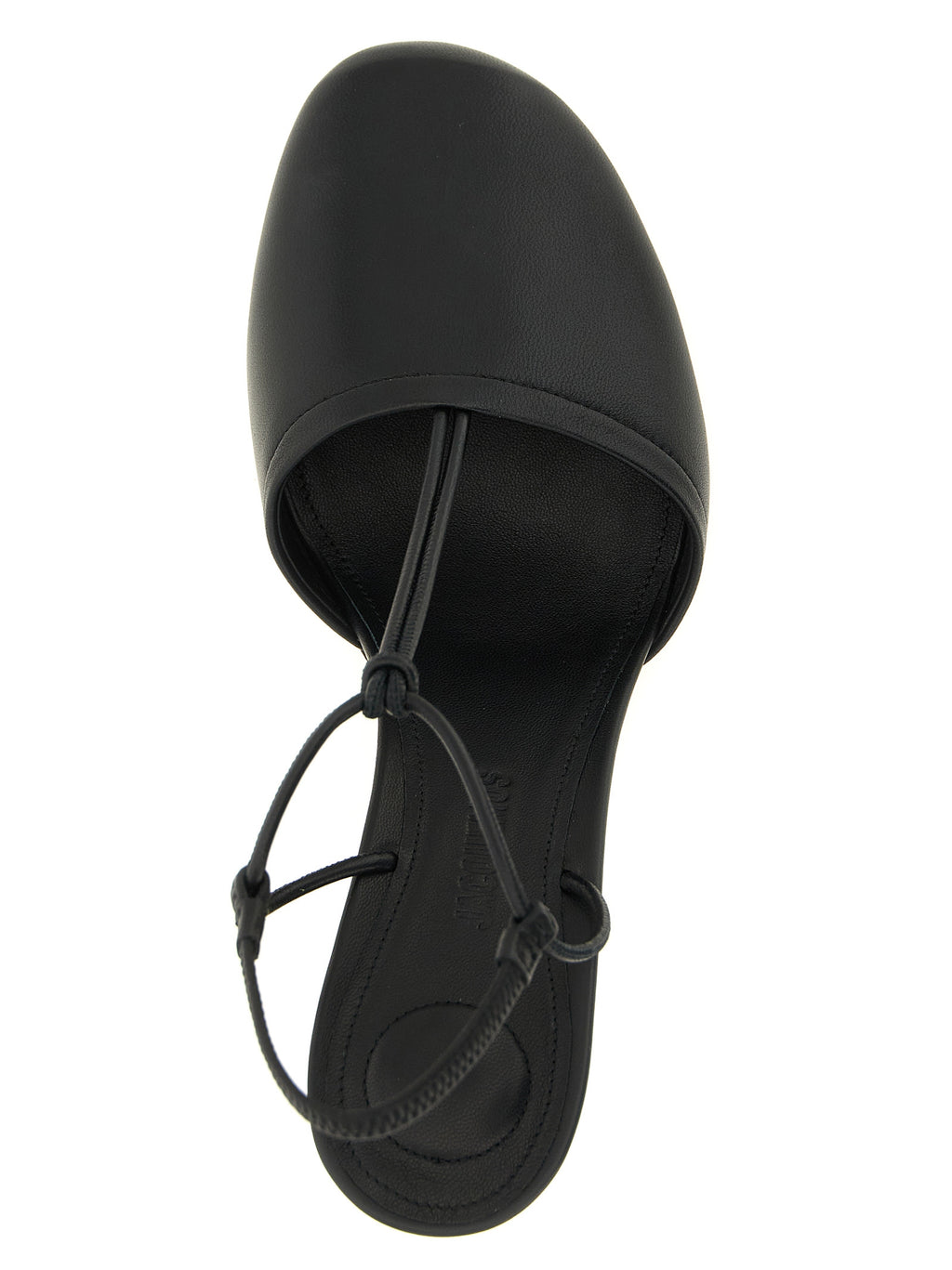 Jacquemus Black Lamb Leather High Heel Pumps
