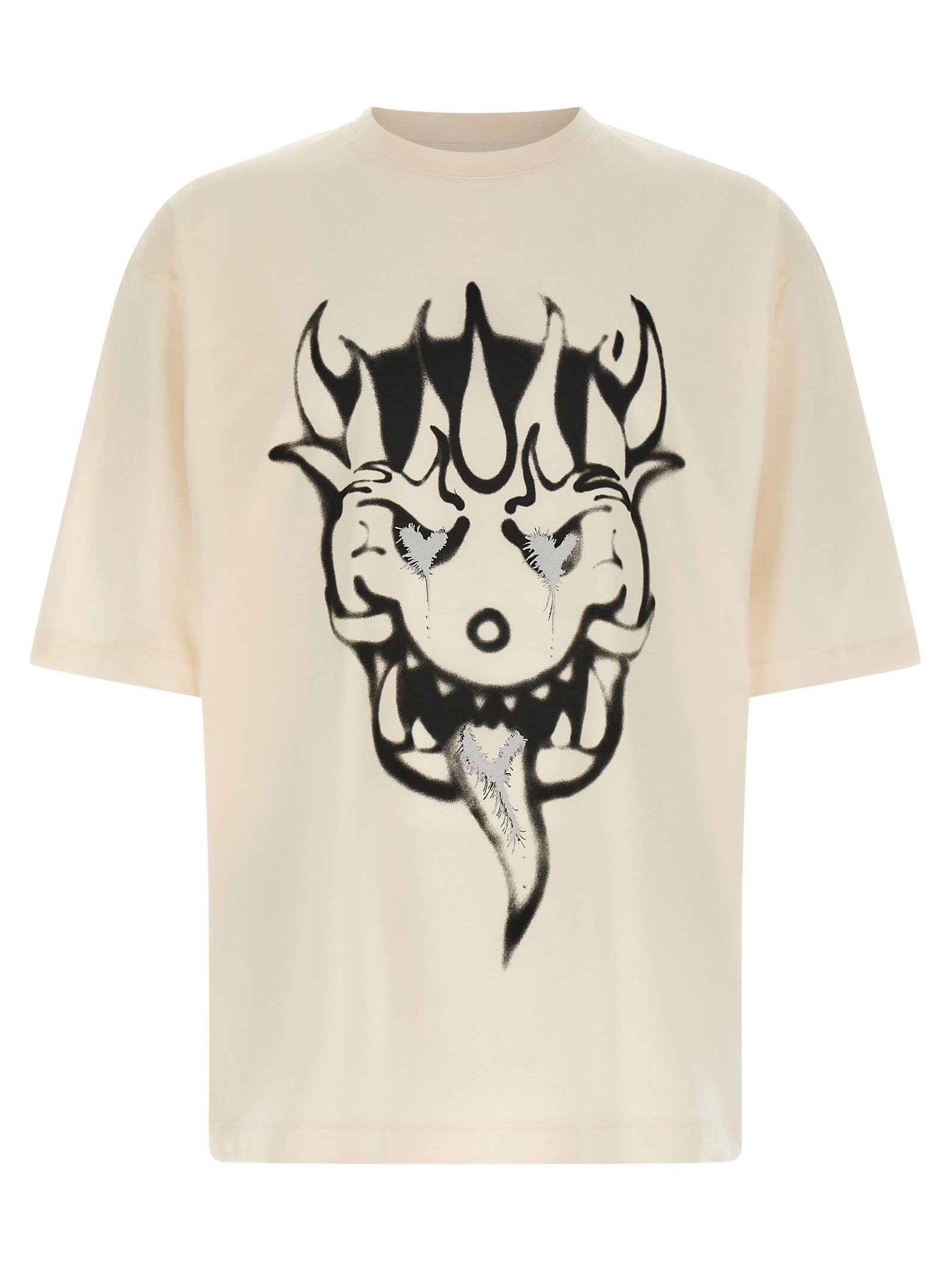 Y-3 White Cotton T-Shirt