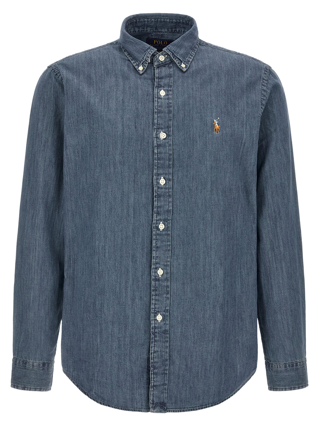 Polo Ralph Lauren Blue Cotton Blouse