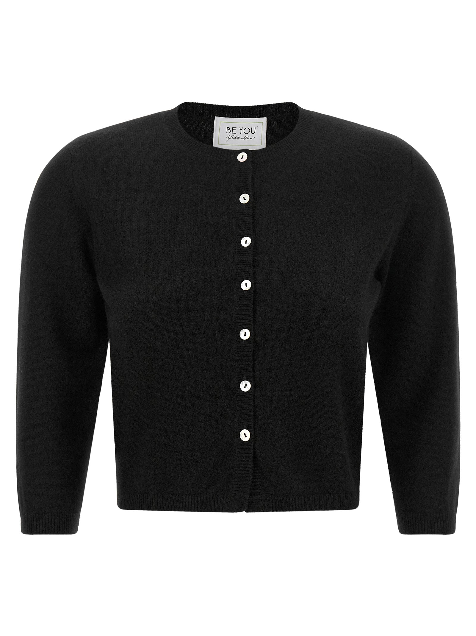 BE YOU Black Cashmere Cardigan