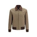 Prada Brown Cotton Full-Length Jacket