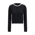 PINKO Black Wool Oves Aries Cardigan