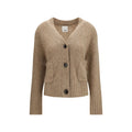 Allude Beige Cashmere Cardigan