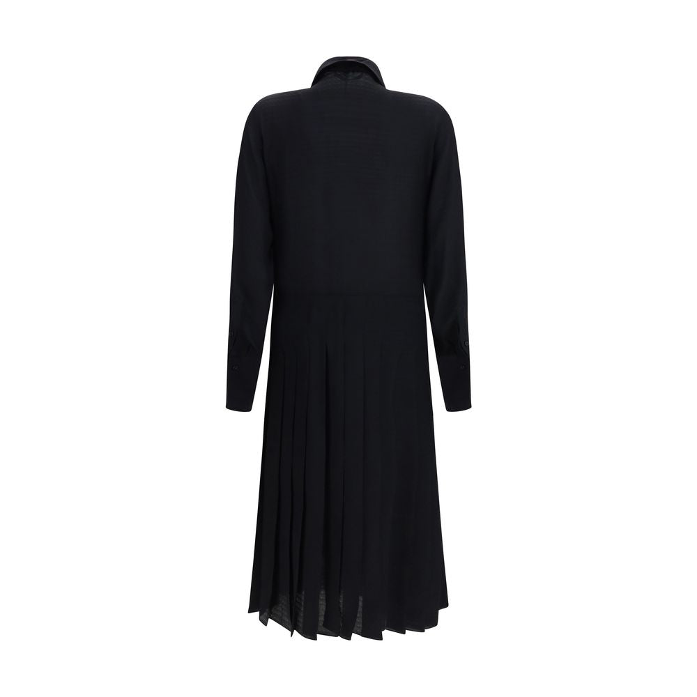 Fendi Black Silk Casual Dress