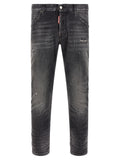 Dsquared² Gray Cotton Skinny Jeans
