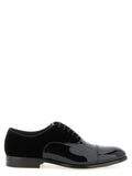 Doucal's Black Lamb Leather Oxfords And Derbies