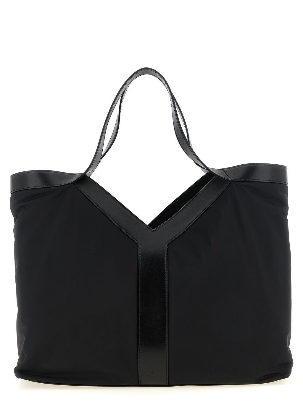Saint Laurent Black Calfskin Tote Bag
