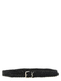 Saint Laurent Black Calfskin Regular Belt