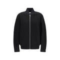 Max Mara Black Wool Oves Aries Full-Length Jacket