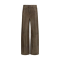 Golden Goose Brown Leather Pants