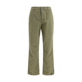 Off-White Bicolor Cotton Casual Pants