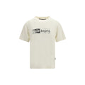 Palm Angels Beige Cotton T-Shirt