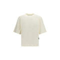 Palm Angels Beige Cotton T-Shirt