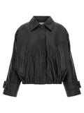 Rohe Black Lamb Leather Leather Jacket