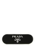 Prada Black Stainless Steel Hair Clip