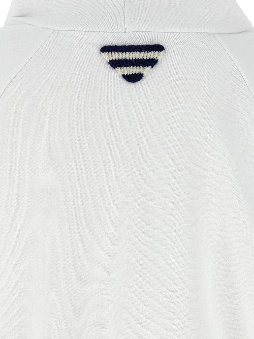 Prada White Cotton Sweatshirt
