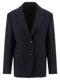Prada Blue Virgin Wool Blazer