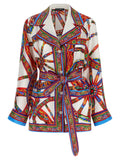 Dolce & Gabbana Multicolor Silk Blouse