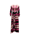 Valentino Garavani Pink Dress with Burgundy details