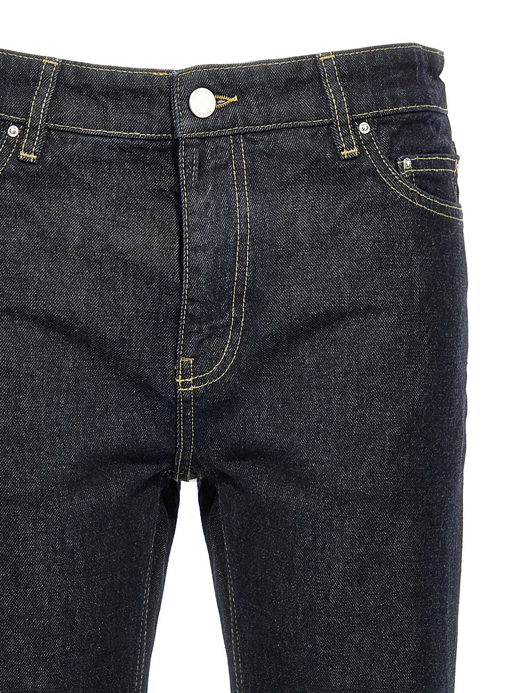 TOTEME Blue Cotton Tapered Jeans