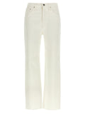 TOTEME White Cotton High-Waisted Jean