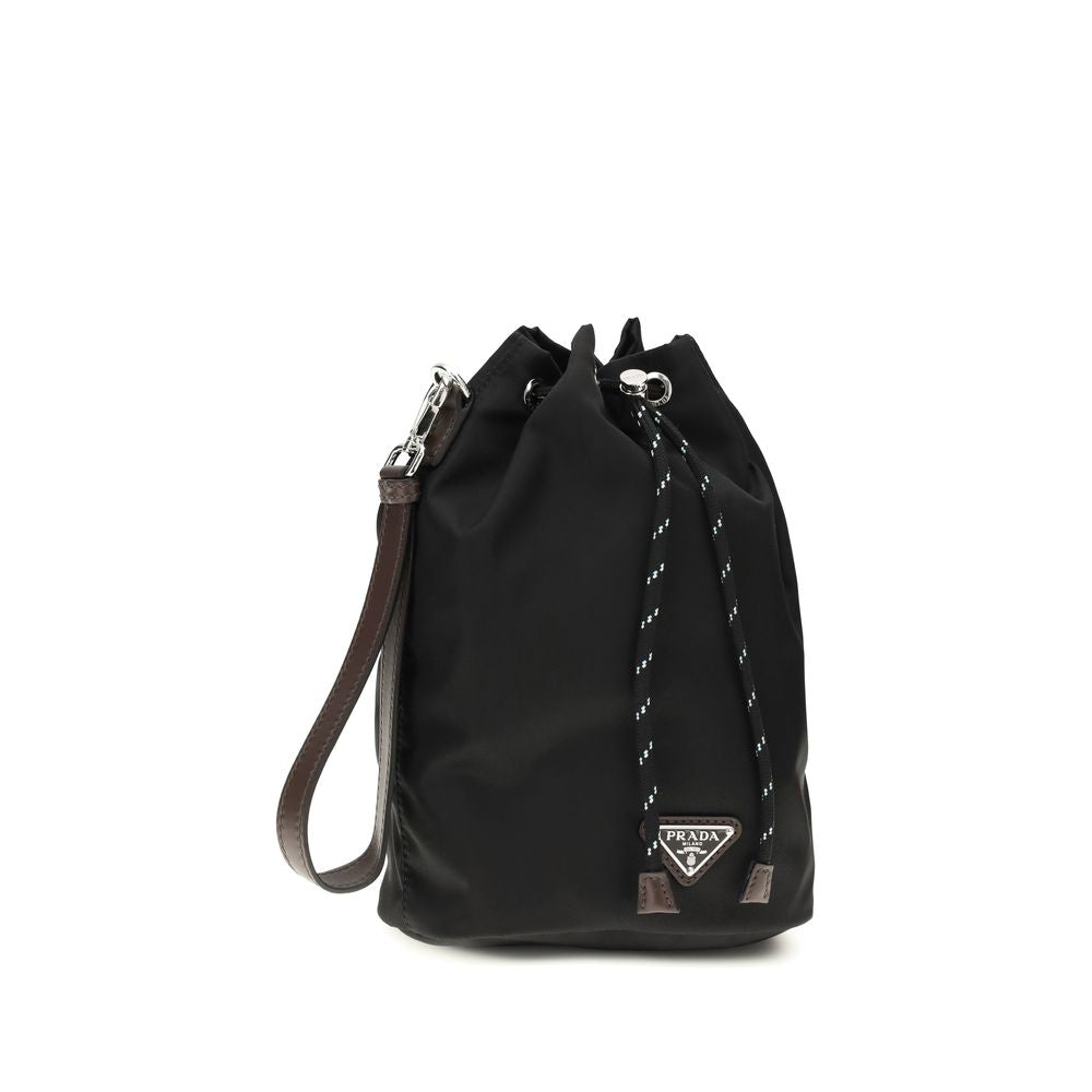 Prada Black Recycled Polyamide Accessories