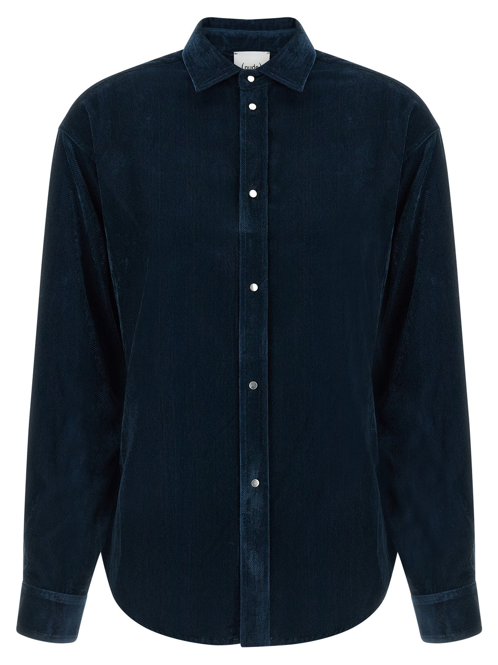NUDE Blue Viscose Blouse