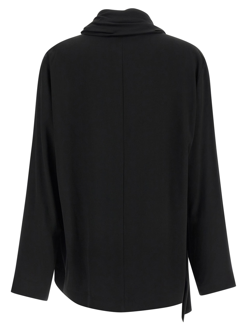 NUDE Black Viscose Blouse