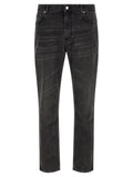 Department 5 Black Cotton Straight-Leg Jeans