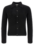 Dries Van Noten Black Wool Cardigan