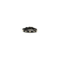 Valentino Garavani Black Calf Leather Bos Taurus Bracelet