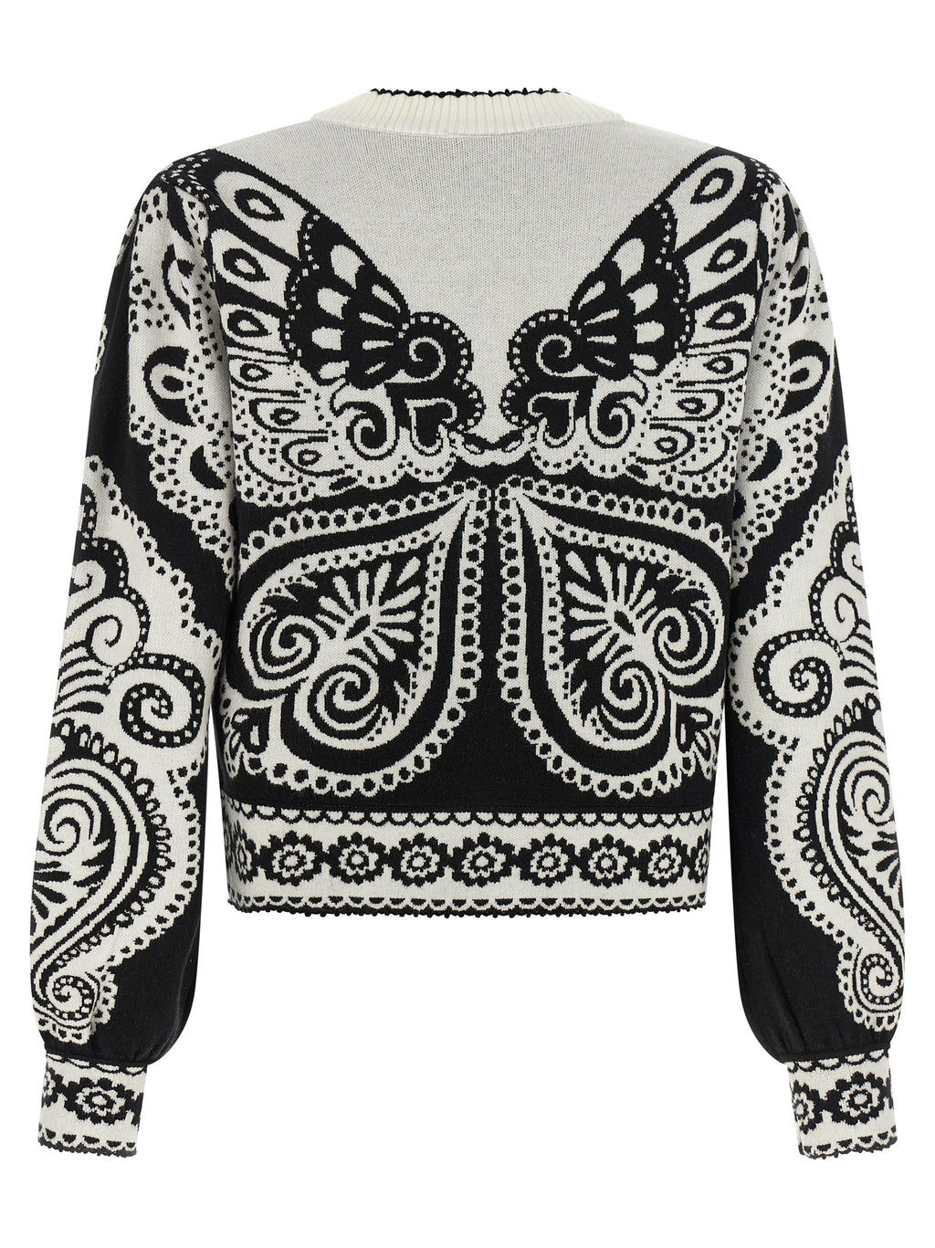 FARM RIO Bicolor Polyester Cardigan