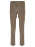 PT Torino Beige Cotton Casual Pants