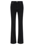 Haikure Black Cotton Flared Jeans