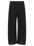 PLEATS PLEASE ISSEY MIYAKE Black Polyester Pants