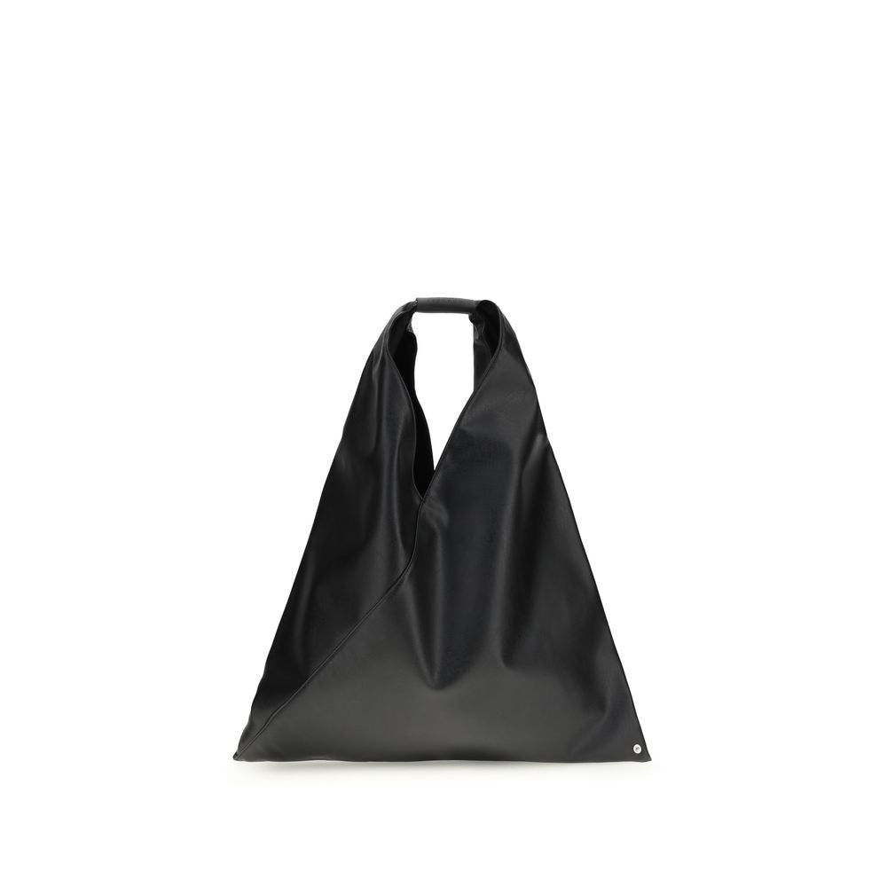 MM6 Black Polyethylene Handbag