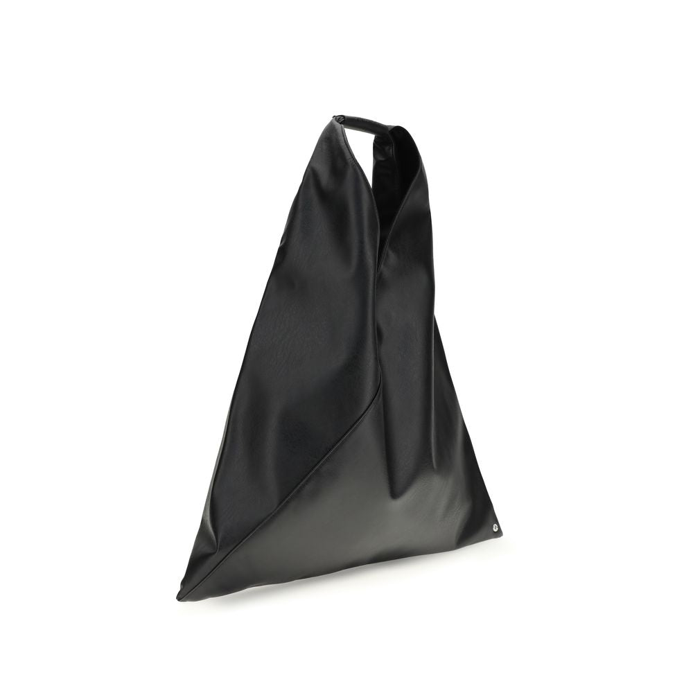 MM6 Black Polyethylene Handbag