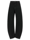 ROTATE BIRGER CHRISTENSEN Black Organic Cotton Jeans Denim