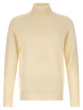 MA'RY'YA White Cashmere Cardigan