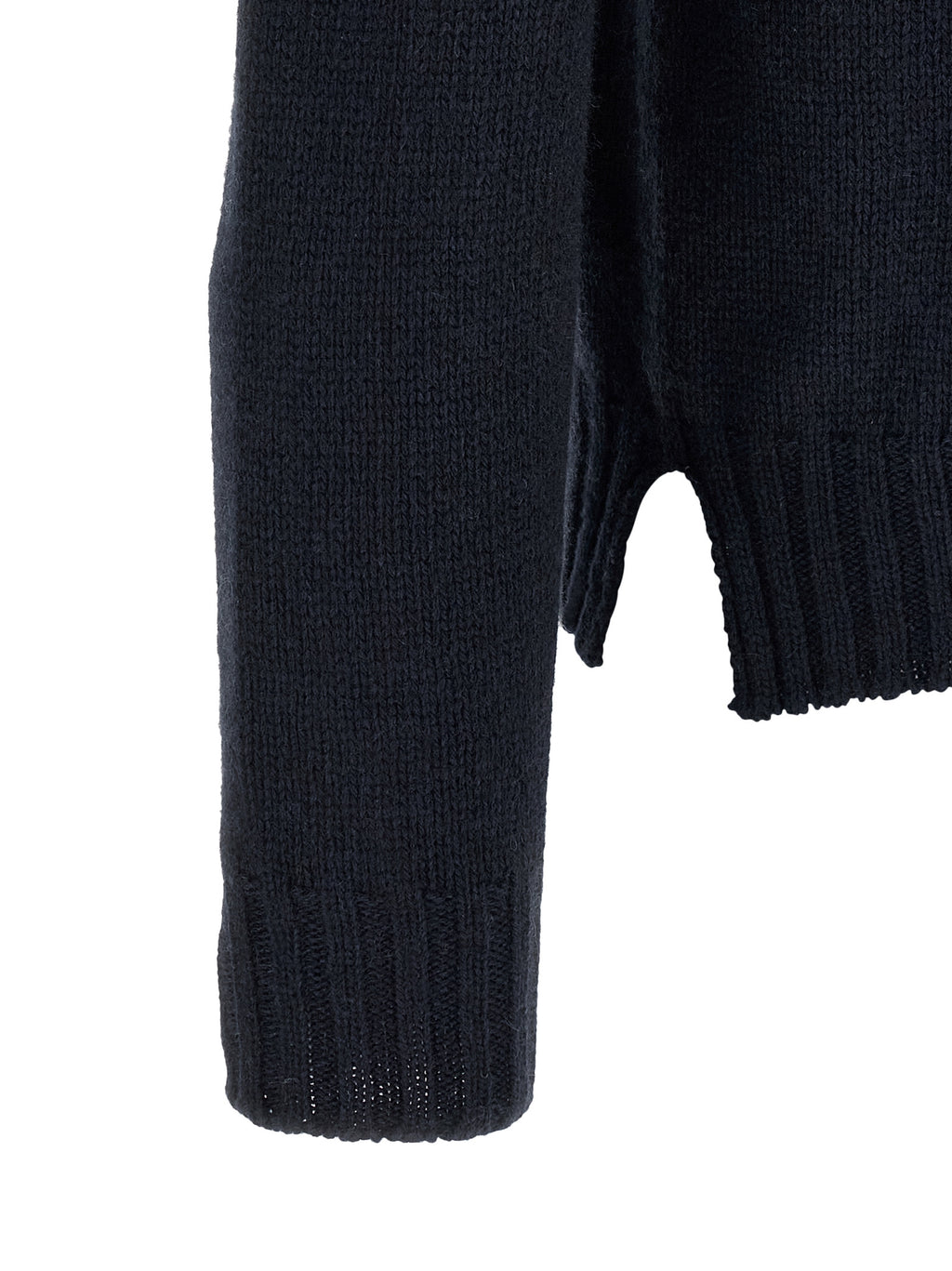 MA'RY'YA Blue Cashmere Cardigan