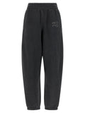 T BY ALEXANDER WANG Black Cotton Joggers (Workout Pants)