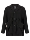 Y-3 Black Wool Blazer