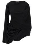 Junya Watanabe Black Wool Blouse