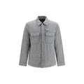 Woolrich Gray Wool Oves Aries Jacket