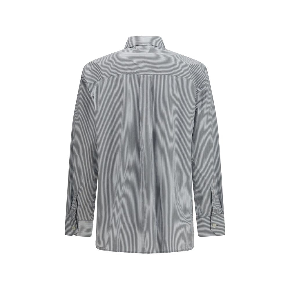 Our Legacy Gray Cotton Pattern Shirt
